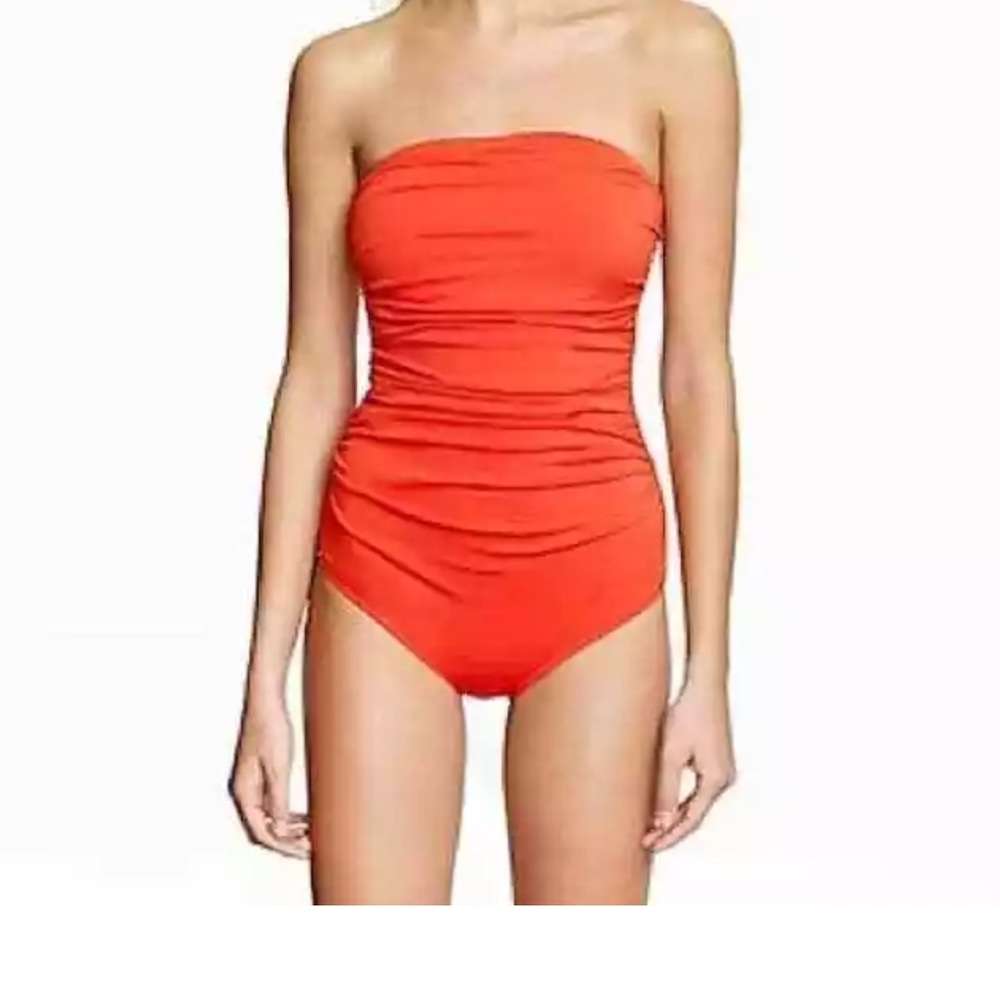 J Crew strapless 1 piece swimsuit
